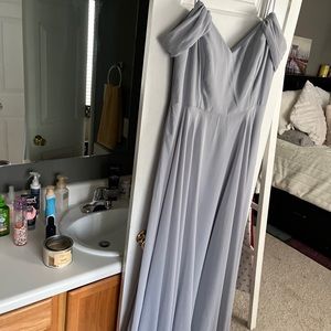 Dessy Sz 12 chiffon dress NEVER WORN